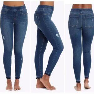 Spanx Distressed Skinny Jeans Medium Petite